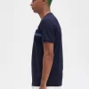 Herren-T-Shirt mit Glitch-Print