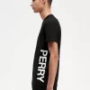 Herren-T-Shirt mit grafischem Branding
