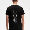 Herren-T-Shirt mit grafischem Branding
