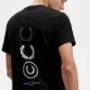Herren-T-Shirt mit grafischem Branding