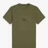 Herren-T-Shirt mit Kreis-Branding