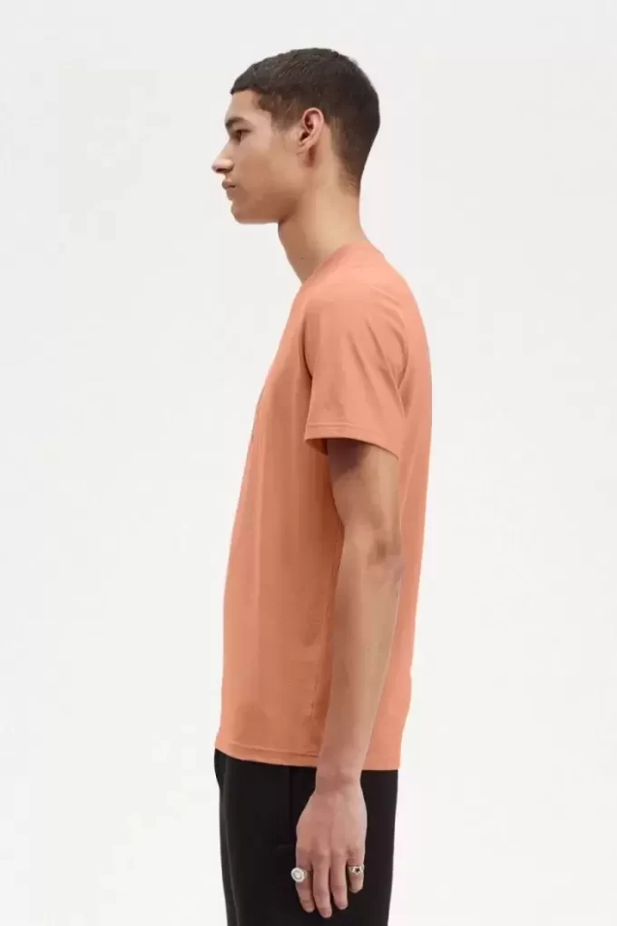 Herren-T-Shirt mit Kreis-Branding