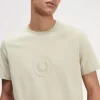 Herren-T-Shirt mit Kreis-Branding