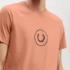 Herren-T-Shirt mit Kreis-Branding