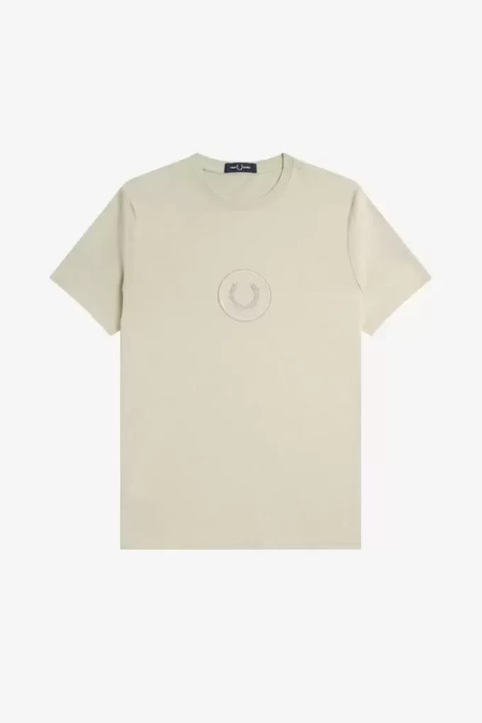 Herren-T-Shirt mit Kreis-Branding