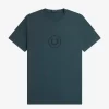 Herren-T-Shirt mit Kreis-Branding