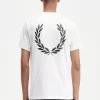 Herren-T-Shirt mit Lorbeerkranz-Grafik