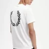 Herren-T-Shirt mit Lorbeerkranz-Grafik