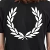 Herren-T-Shirt mit Lorbeerkranz-Grafik