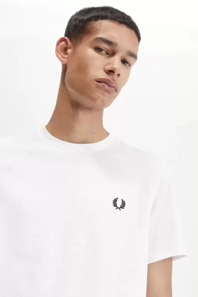 Herren-T-Shirt mit Lorbeerkranz-Grafik