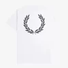 Herren-T-Shirt mit Lorbeerkranz-Grafik