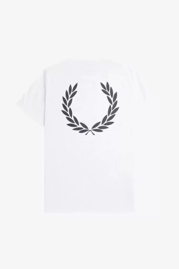 Herren-T-Shirt mit Lorbeerkranz-Grafik