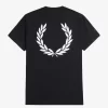 Herren-T-Shirt mit Lorbeerkranz-Grafik