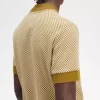 Herren-T-Shirt mit Mikro-Schachbrettmuster