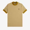 Herren-T-Shirt mit Mikro-Schachbrettmuster