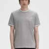 Herren-T-Shirt mit zwei Streifen