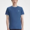 Herren-T-Shirt mit zwei Streifen