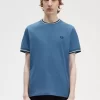 Herren-T-Shirt mit zwei Streifen