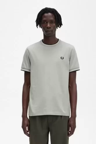 Herren-T-Shirt mit zwei Streifen