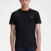 Herren-T-Shirt mit zwei Streifen
