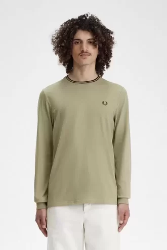 Herren-T-Shirt mit zwei Streifen