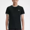 Herren-T-Shirt mit zwei Streifen