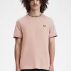 Herren-T-Shirt mit zwei Streifen