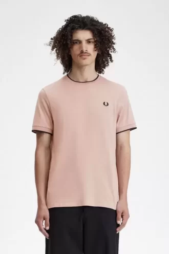 Herren-T-Shirt mit zwei Streifen