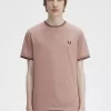 Herren-T-Shirt mit zwei Streifen
