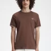 Herren-T-Shirt mit zwei Streifen