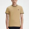 Herren-T-Shirt mit zwei Streifen