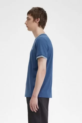 Herren-T-Shirt mit zwei Streifen
