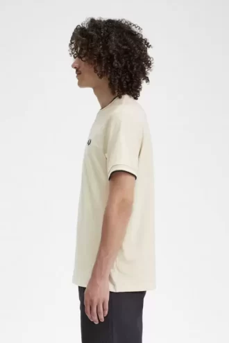 Herren-T-Shirt mit zwei Streifen