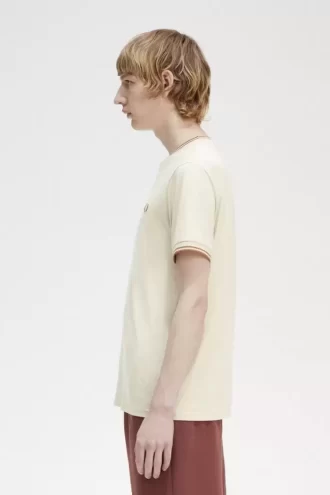 Herren-T-Shirt mit zwei Streifen