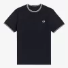 Herren-T-Shirt mit zwei Streifen