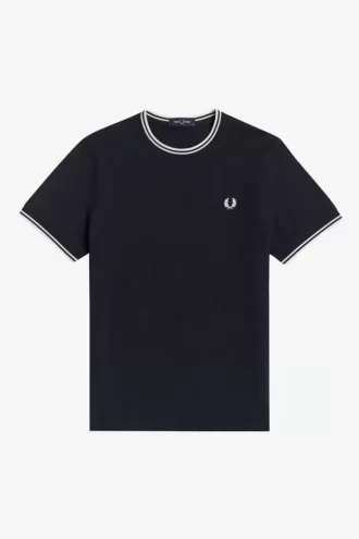 Herren-T-Shirt mit zwei Streifen