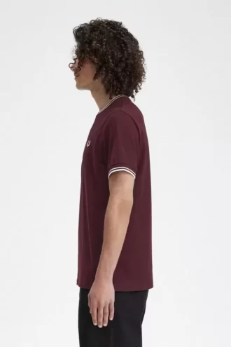 Herren-T-Shirt mit zwei Streifen