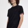 Herren-T-Shirt mit zwei Streifen