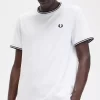 Herren-T-Shirt mit zwei Streifen