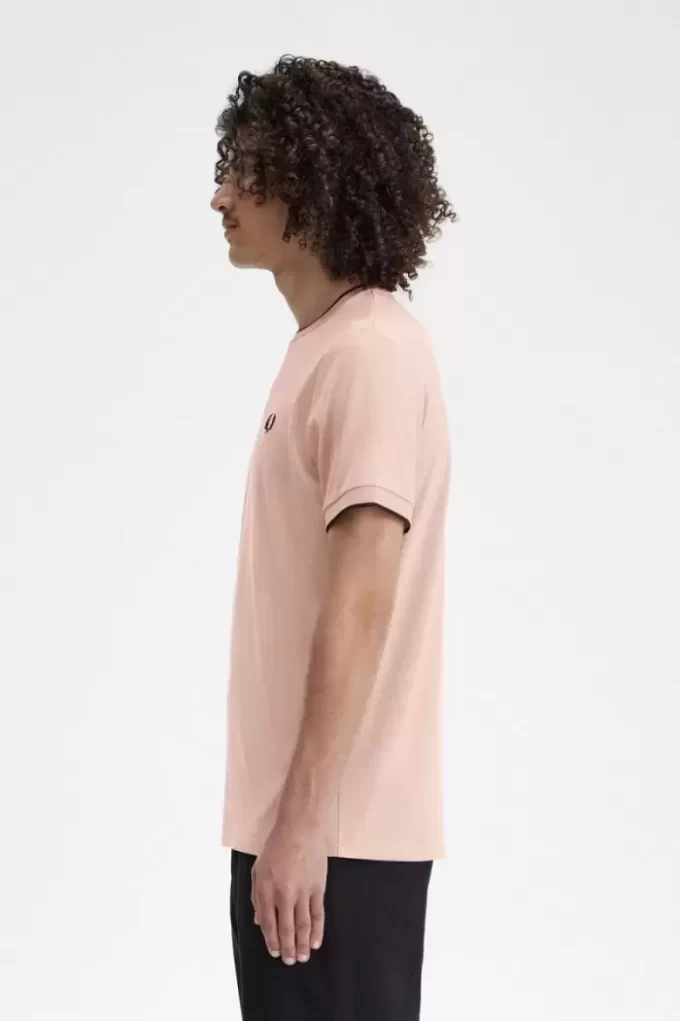 Herren-T-Shirt mit zwei Streifen