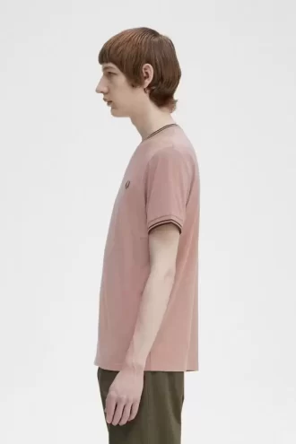 Herren-T-Shirt mit zwei Streifen