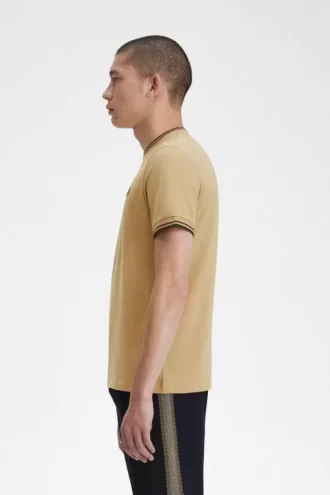 Herren-T-Shirt mit zwei Streifen