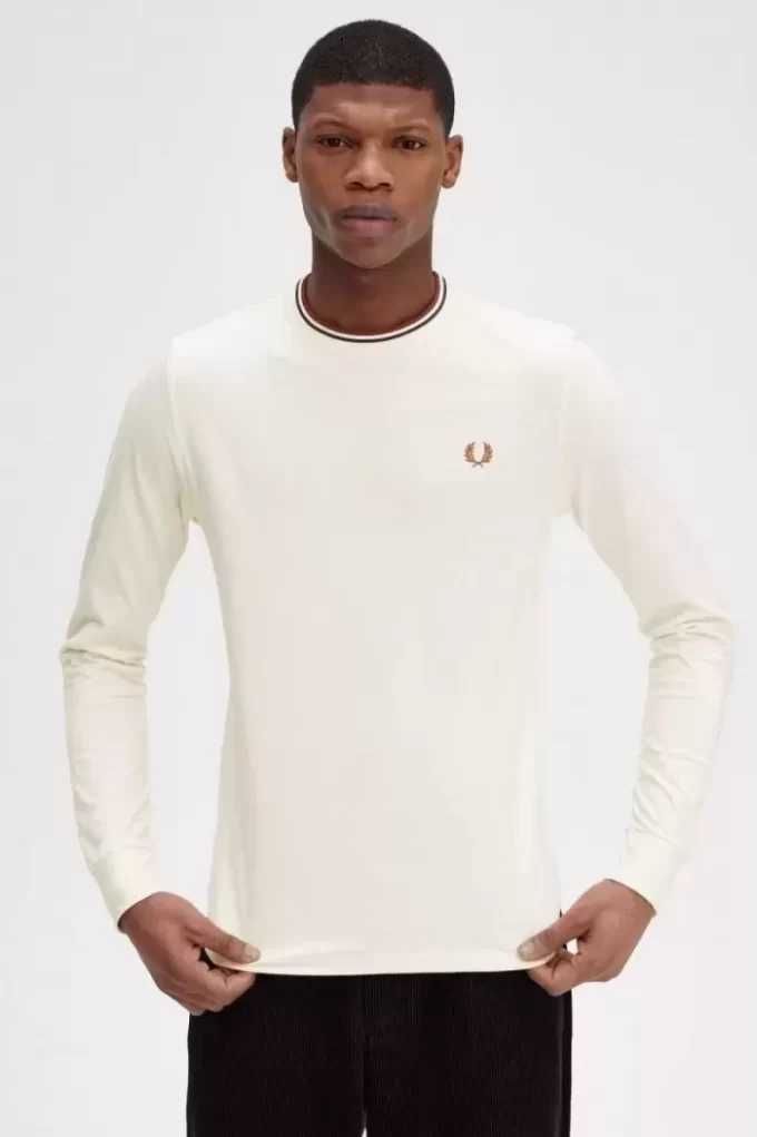 Herren-T-Shirt mit zwei Streifen