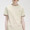 Herren-T-Shirt mit zwei Streifen