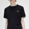 Herren-T-Shirt mit zwei Streifen