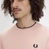 Herren-T-Shirt mit zwei Streifen