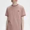 Herren-T-Shirt mit zwei Streifen