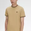 Herren-T-Shirt mit zwei Streifen