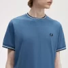 Herren-T-Shirt mit zwei Streifen