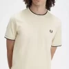 Herren-T-Shirt mit zwei Streifen